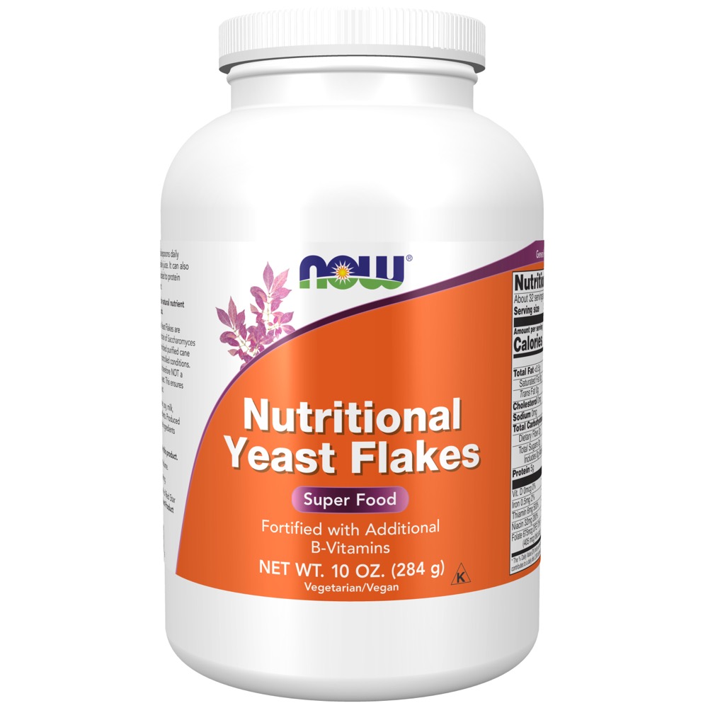 Now Vitamins - Nutritional Yeast Flakes 10 oz