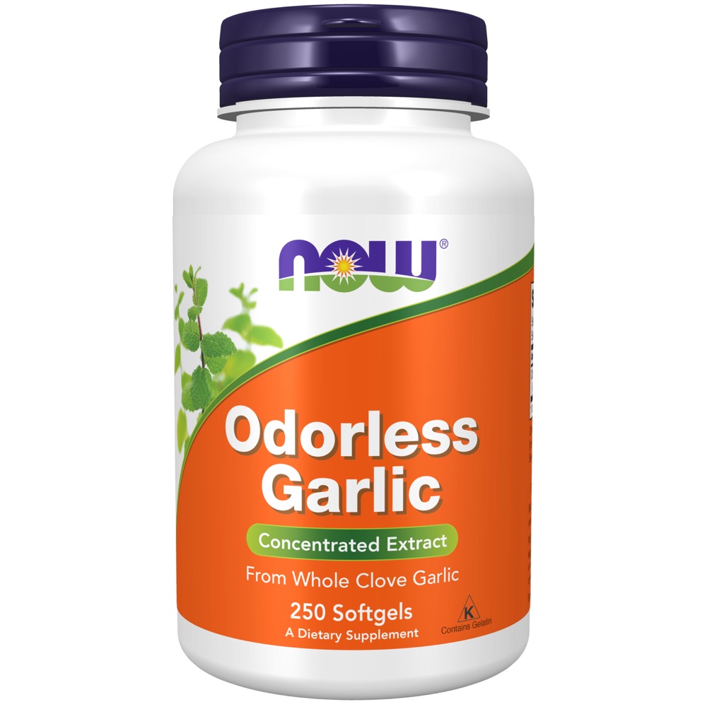 Now Vitamins - Odorless Garlic Orig 25Mg 250 Sgels