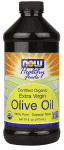 Now Vitamins - Olive Oil (Extra Virgin), Certified Organic 16 oz.
