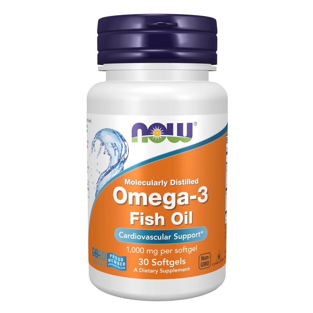 Now Vitamins - Omega-3 1000 mg 30 softgels