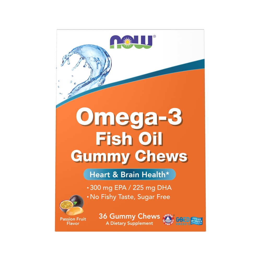 Now Vitamins - Omega-3 Fish Oil Gummy Chews 36 gummies