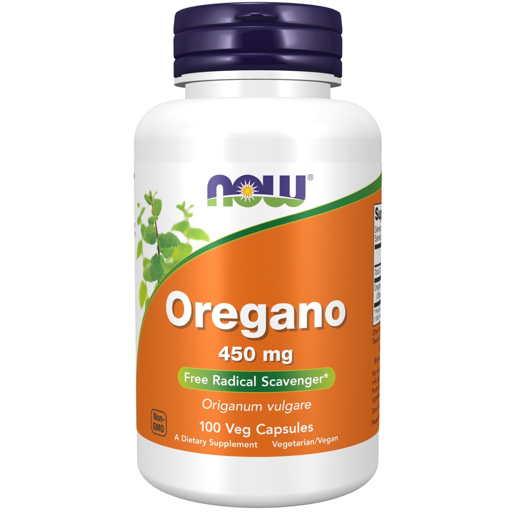 Now Vitamins - Oregano 450 Mg 100 Caps