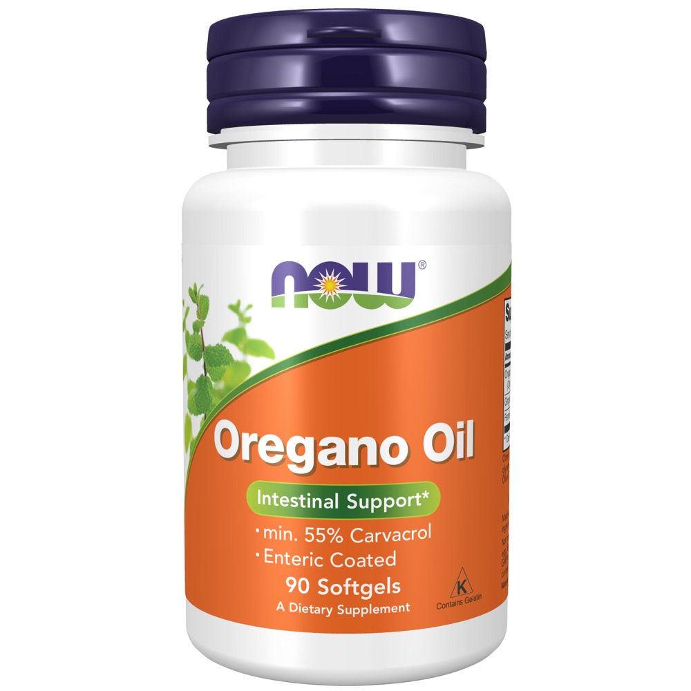 Now Vitamins - Oregano Oil Enteric Coated 90 Sgels