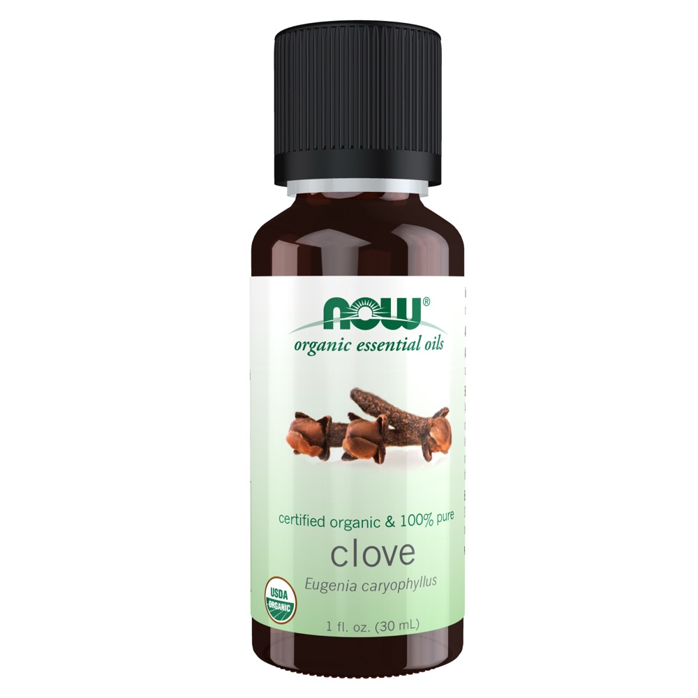 Now Vitamins - Organic Clove Oil 1 Oz