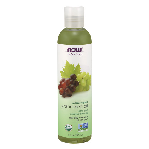 Now Vitamins - Organic Grapeseed Oil  8 fl. oz.