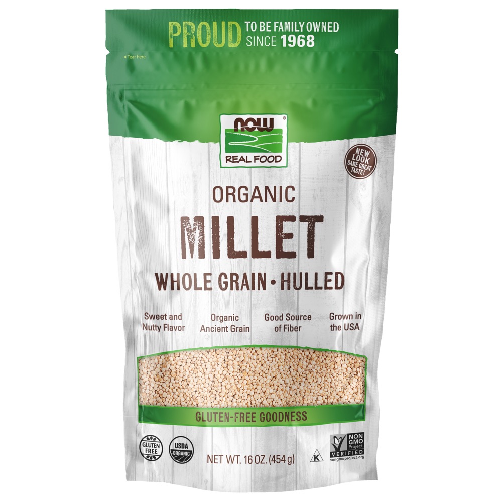Now Vitamins - Millet, Organic 16 oz.