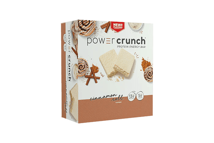 Power Crunch - Power Crunch Bar Cinnamon Roll 12/36G