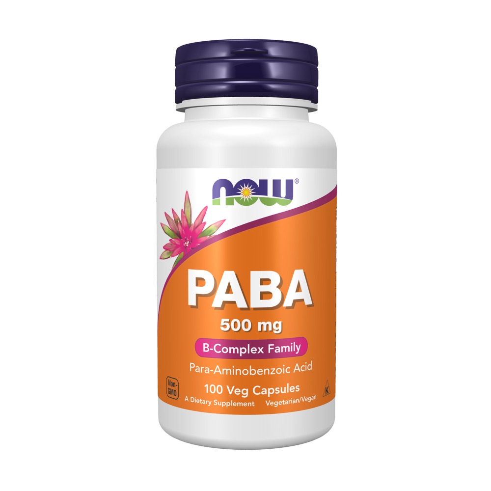 Now Vitamins - Paba 500Mg 100 Caps  