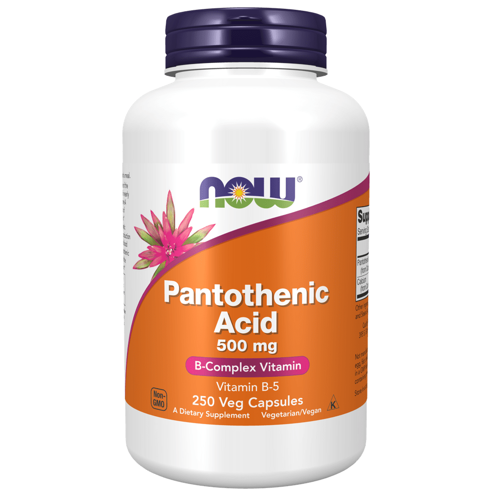 Now Vitamins - Pantothenic Acid 500Mg 250 Caps