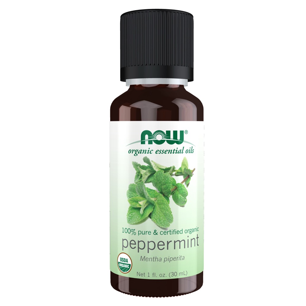 Now Vitamins - Peppermint Oil (Certified Organic) 1 oz.