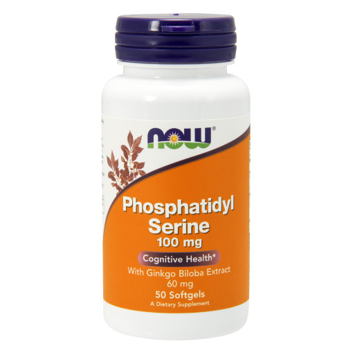 Now Vitamins - Phosphatidyl Serine/Ginkgo 100/60Mg 50 Sgels