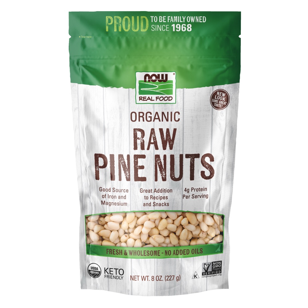 Now Vitamins - Pine Nuts (Certified Organic) 8 oz.