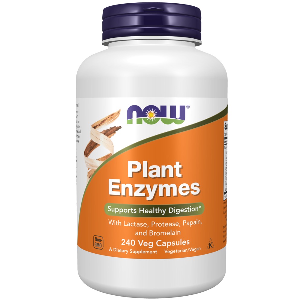 Now Vitamins - Plant Enzymes 240 Vcaps