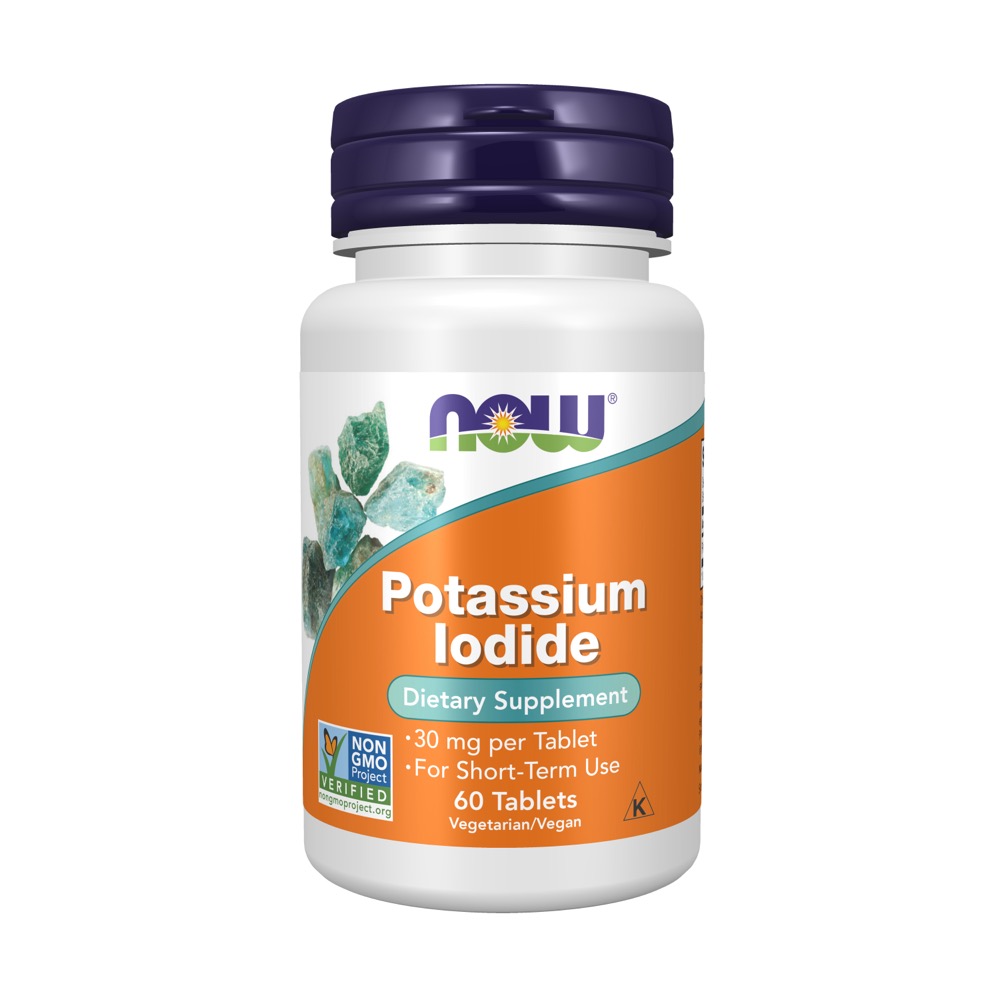 Now Vitamins - Potassium Iodide 30 Mg 60 Tab
