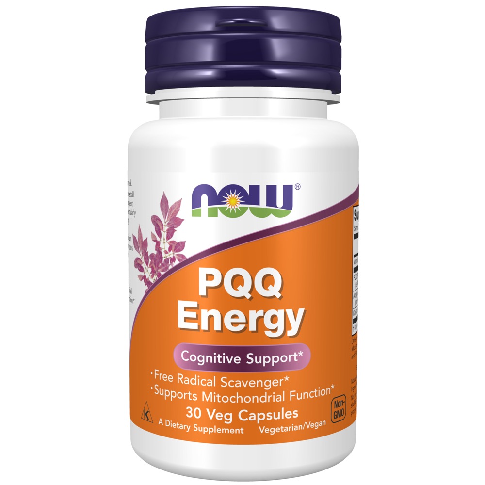 Now Vitamins - PQQ Energy 30 Veg Caps