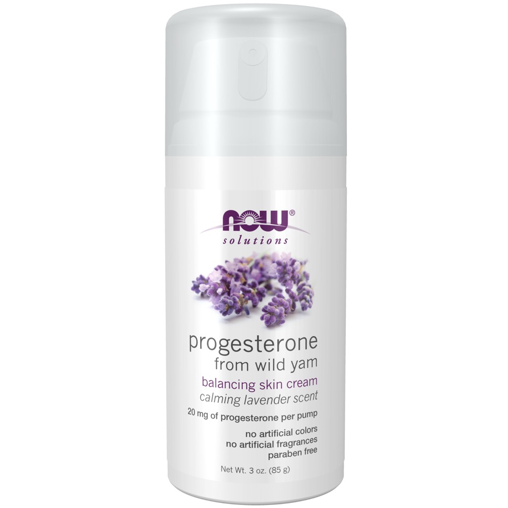Now Vitamins - Progesterone Liposomal Skin Cream With Lavender 3 oz