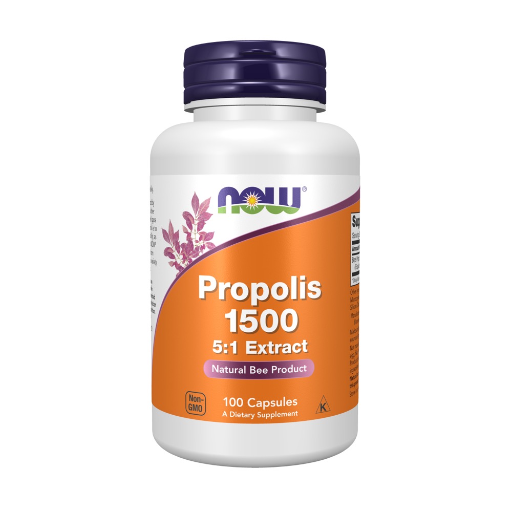 Now Vitamins - Propolis 500 Mg 100 Caps  
