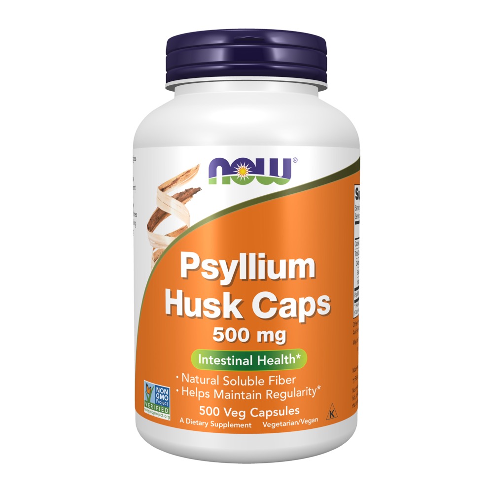 Now Vitamins - Psyllium Husk 500 Mg 500 Caps