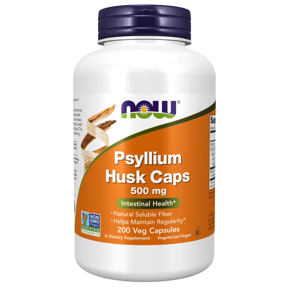 Now Vitamins - Psyllium Husk 500Mg 200 Caps