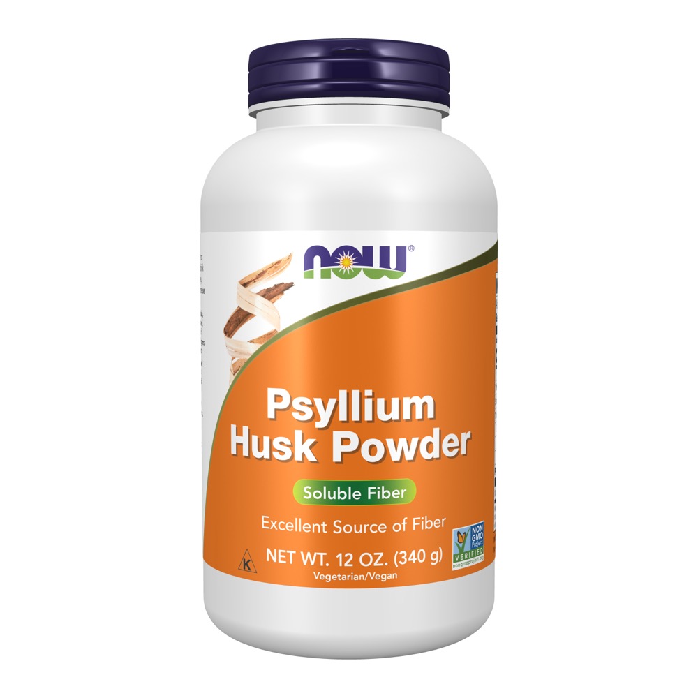 Now Vitamins - Psyllium Husk Powder Vegetarian 12 oz.