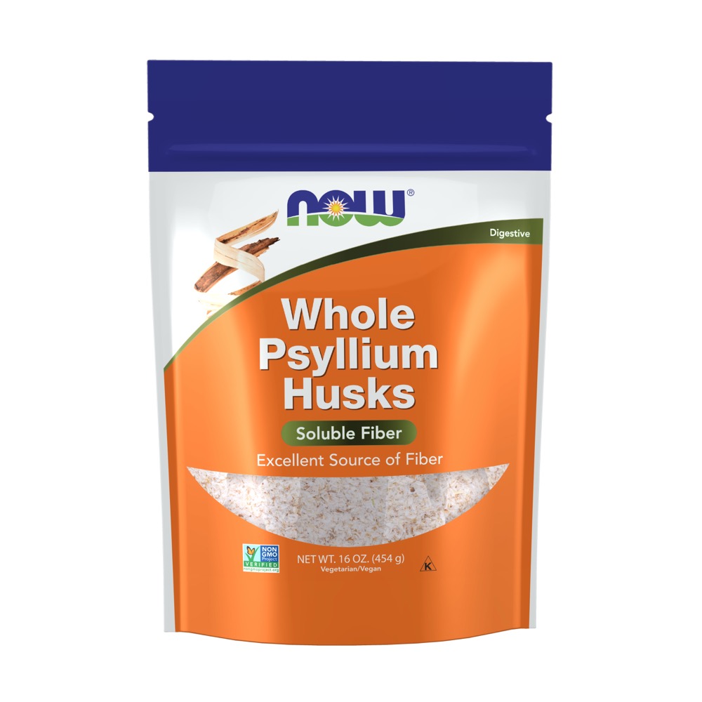 Now Vitamins - Psyllium Husk Whole 1 Lb