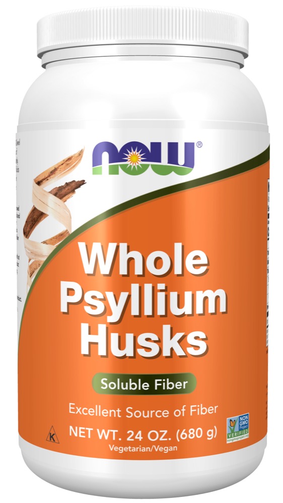 Now Vitamins - Psyllium Husk Whole 24 oz