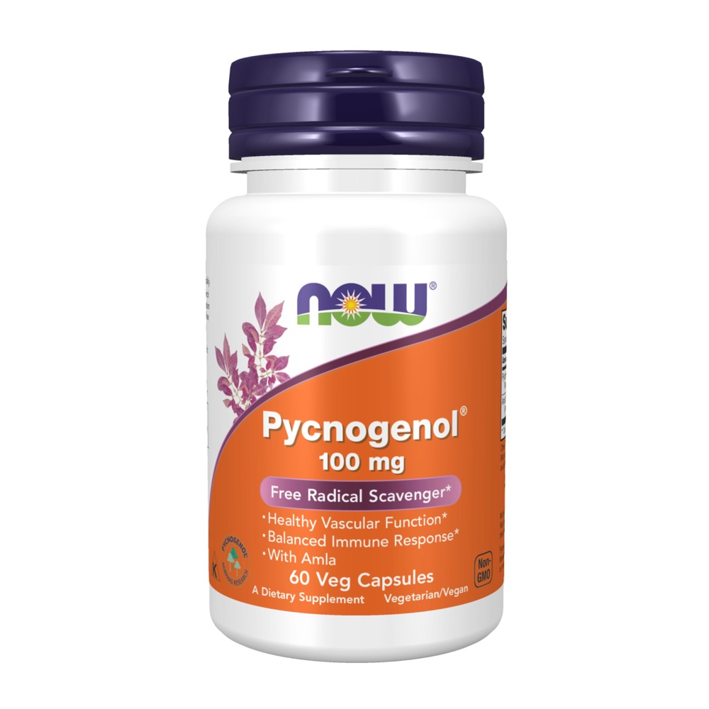 Now Vitamins - Pycnogenol 100 Mg With Amla 60 Vcaps
