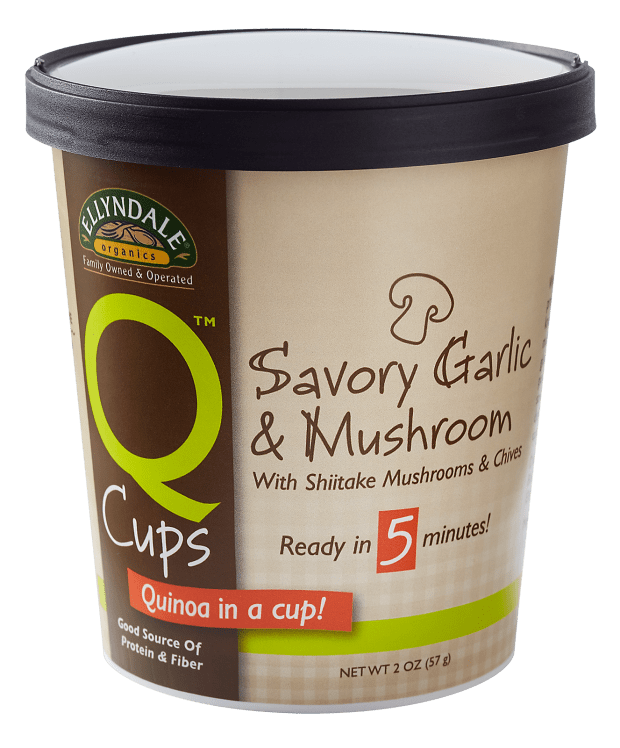 Now Vitamins - Q Cups Organic Quino Savory Garlic and Mushroom 12/2 oz case