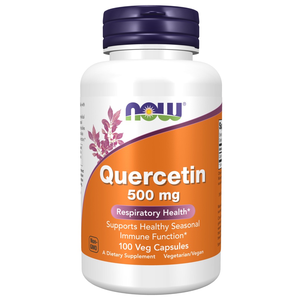 Now Vitamins - Quercetin 500 Mg 100 Vcaps 