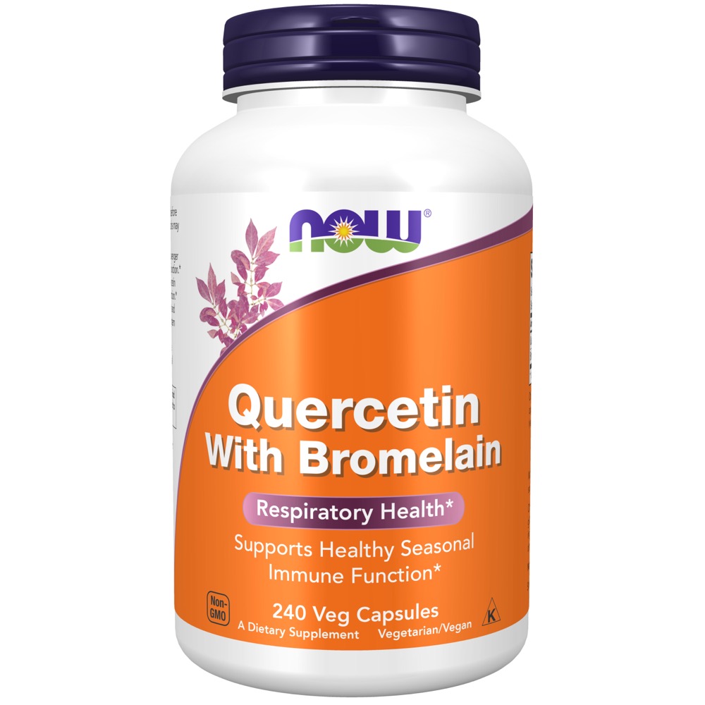 Now Vitamins - Quercetin With Bromelain 240 Vcaps -
