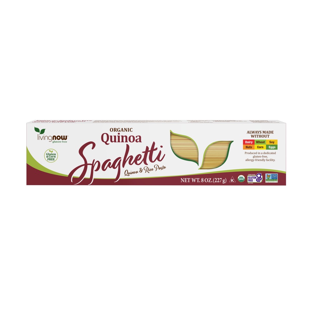 Now Vitamins - Quinoa Spaghetti, Organic - 8 oz.