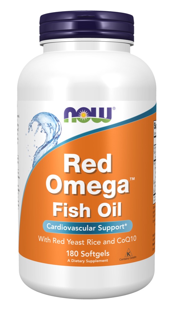 Now Vitamins - Red Omega 180 Softgels