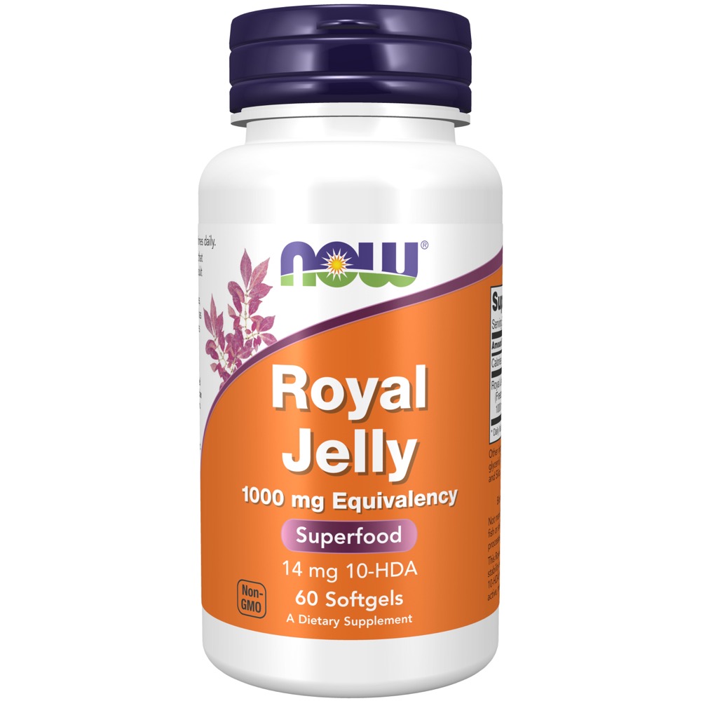 Now Vitamins - Royal Jelly 1000Mg 60 Sgels     a