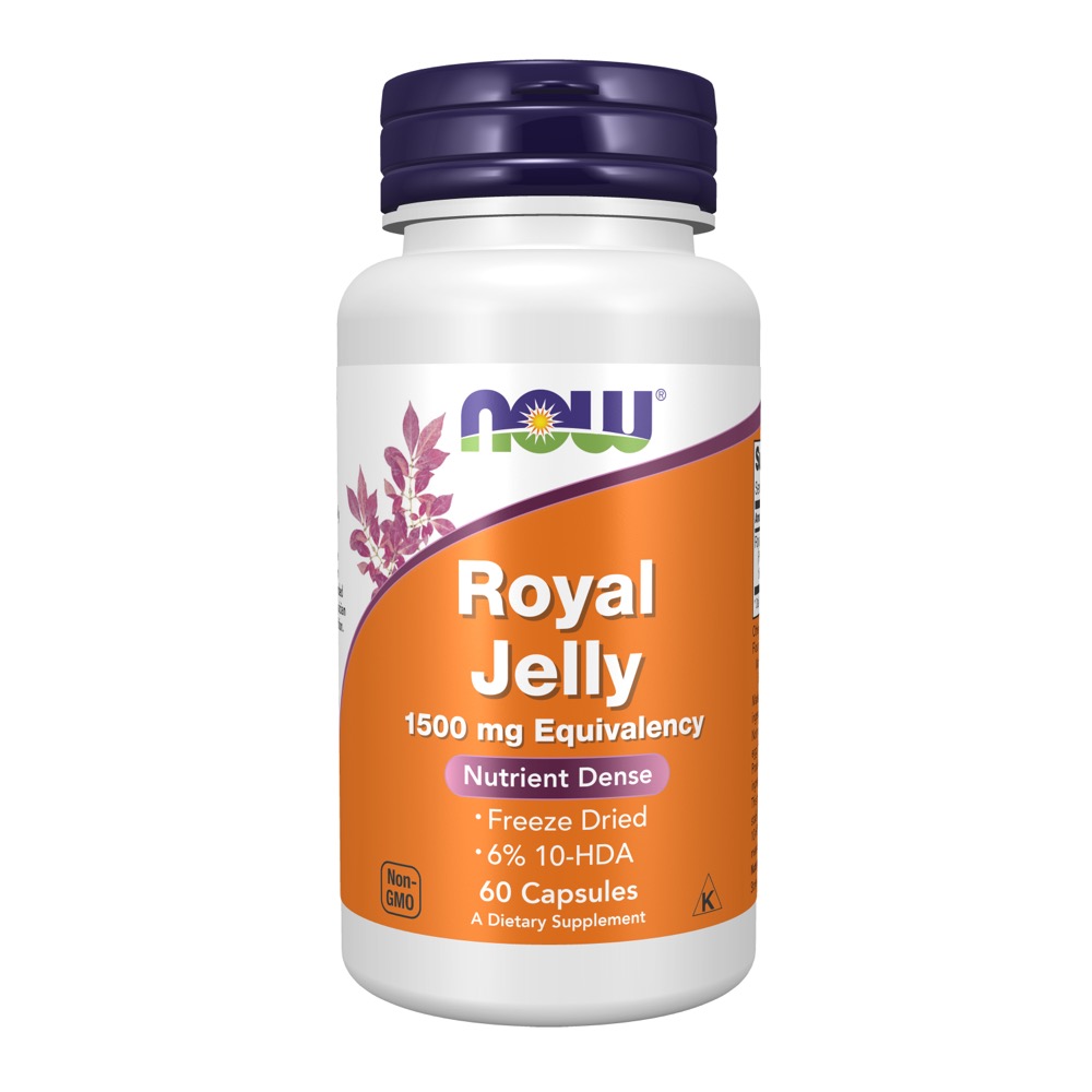 Now Vitamins - Royal Jelly 1500Mg 60 Caps
