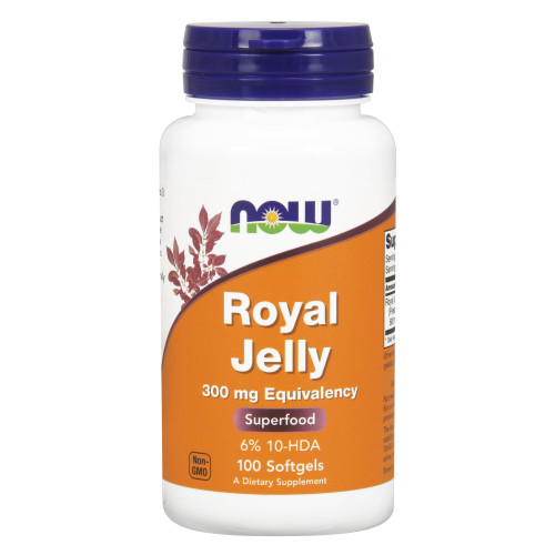 Now Vitamins - Royal Jelly 300Mg 100 Sgels-OUT OF STOCK
