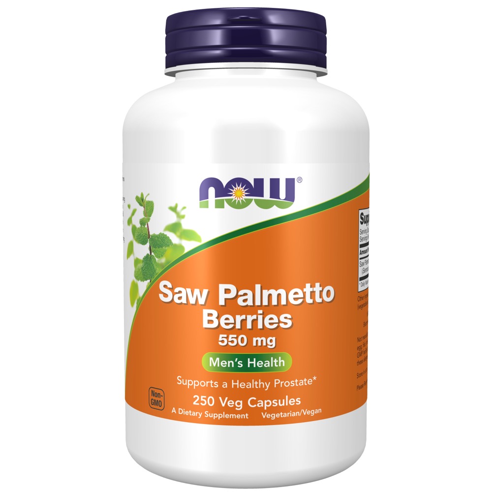 Now Vitamins - Saw Palmetto Berries 550 Mg 250 Caps