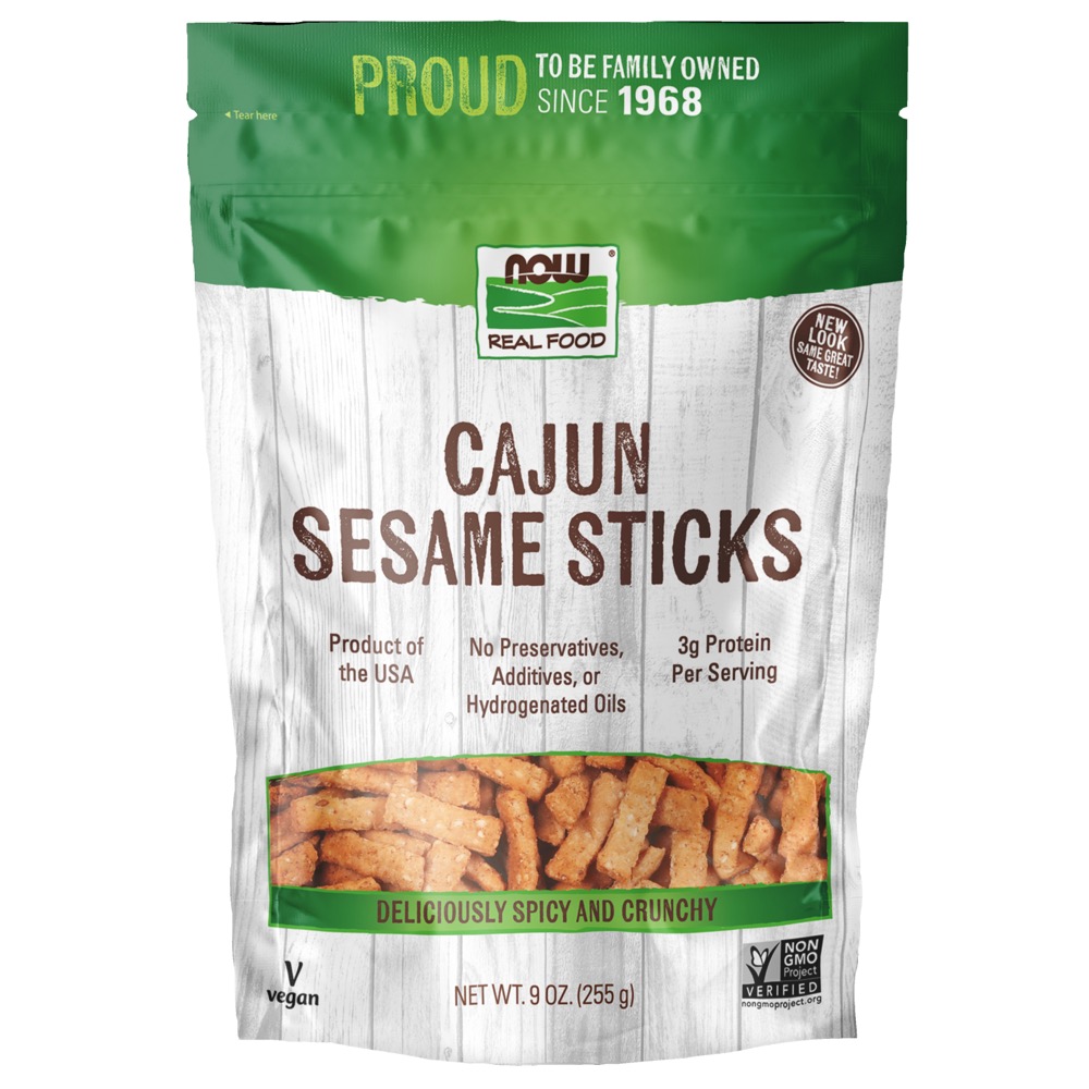 Now Vitamins - Sesame Sticks Cajun 9 oz
