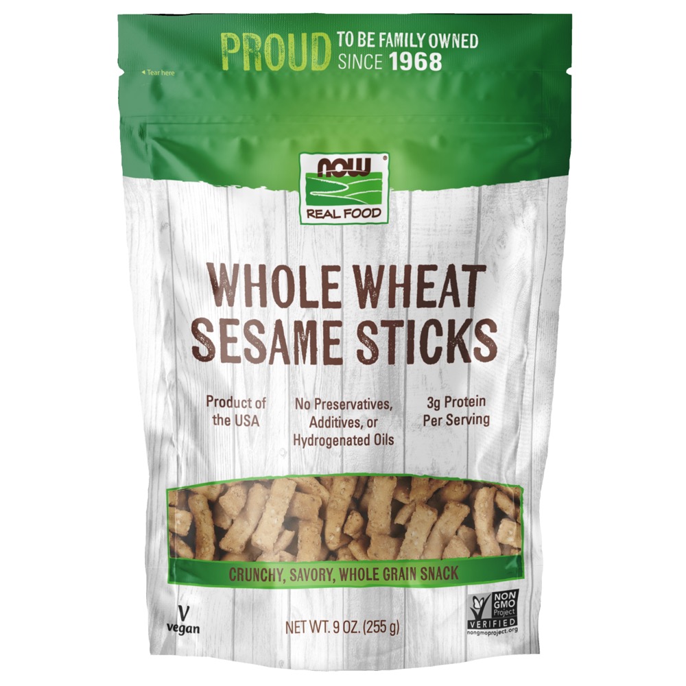 Now Vitamins - Sesame Sticks Ww Salted 9 oz