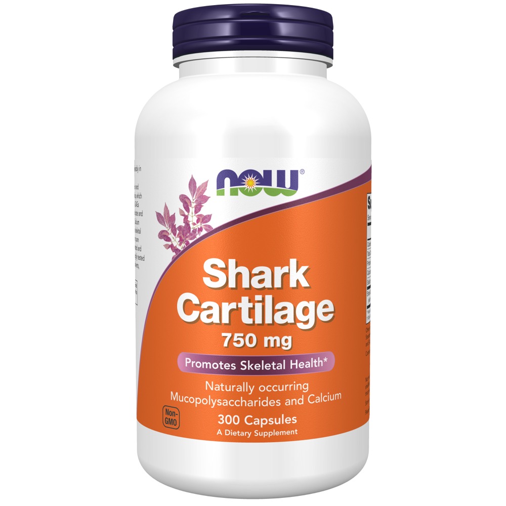 Now Vitamins - Shark Cartilage 750 Mg Freeze Dried 300 Caps