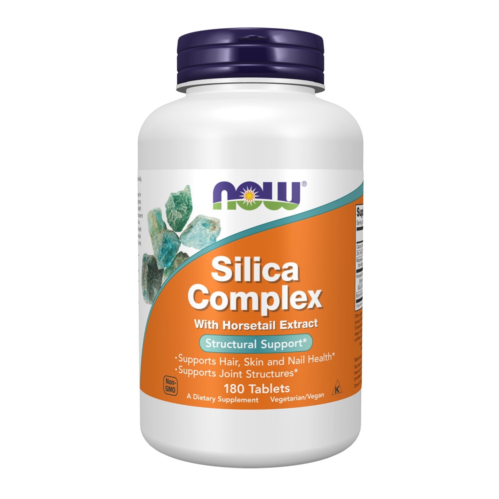 Now Vitamins - Silica Complex 500Mg 180 Tabs  