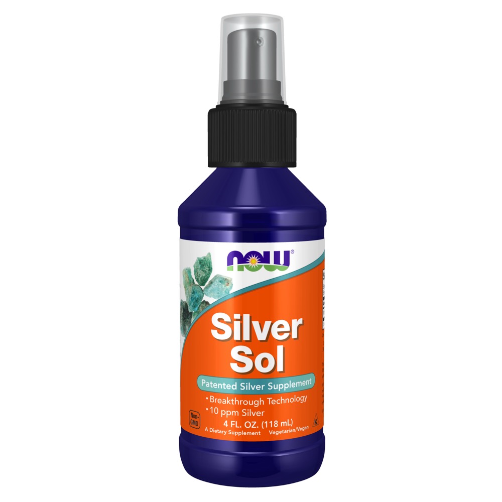 Now Vitamins - Silver Sol 10PPM 4oz
