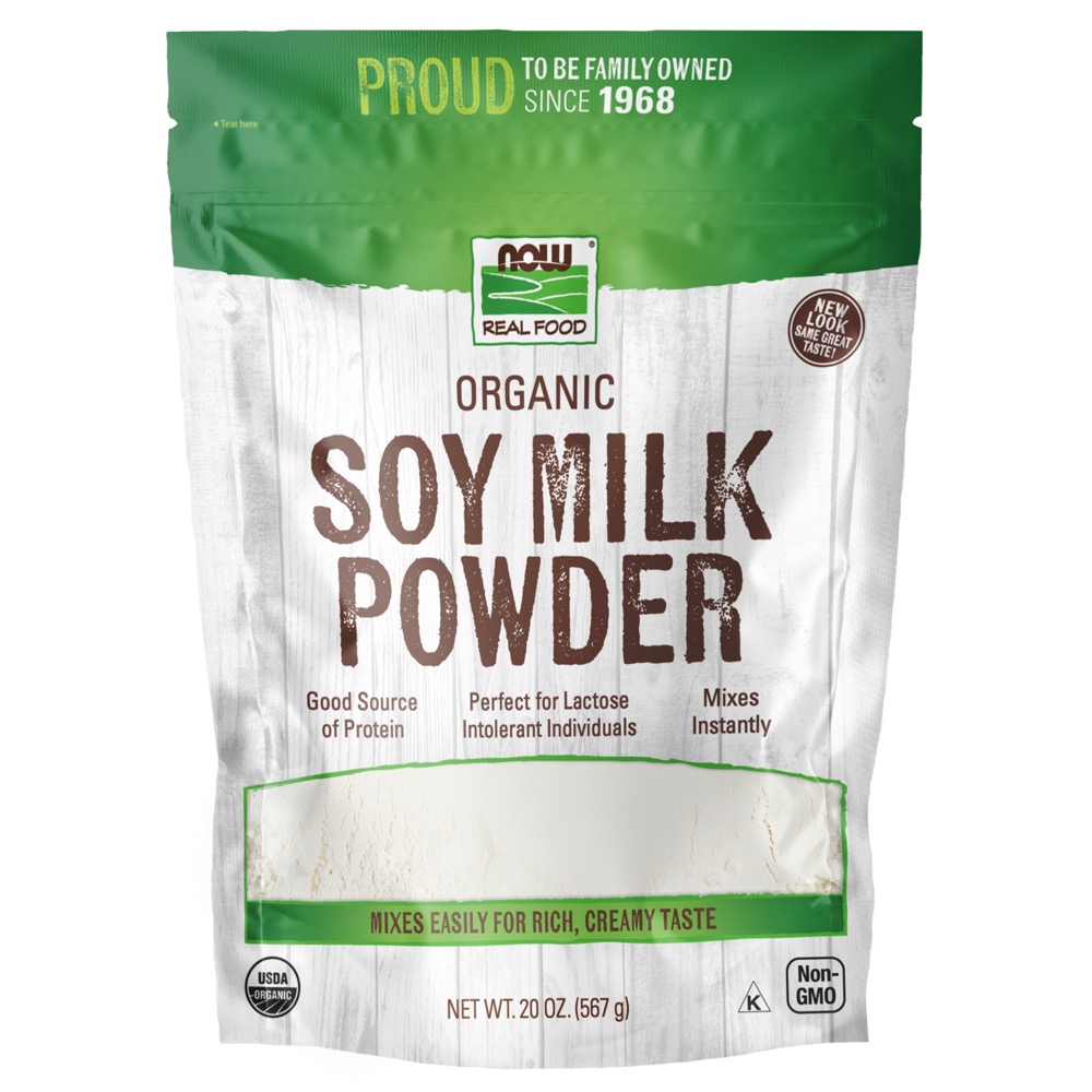 Now Vitamins - Soy Milk Powder (Instant) 20 oz. Non-Gmo*BEST BY 08/2025*