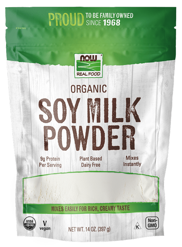 Now Vitamins - Soy Milk Powder Organic 14 oz