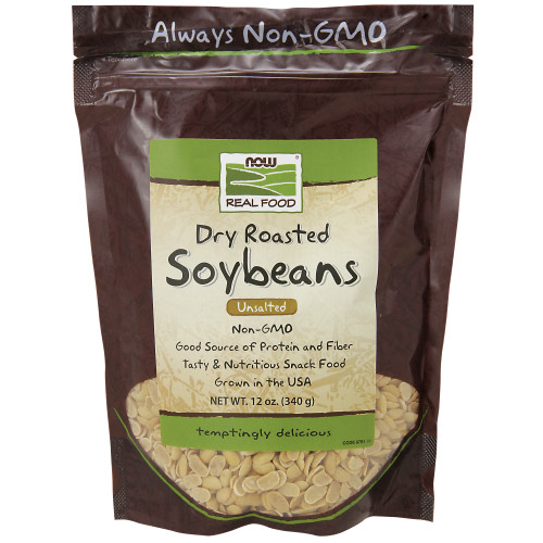 Now Vitamins - Soybeans Unsalted Non-Gmo 12 oz      TEMPORARILY UNAVAILABLE