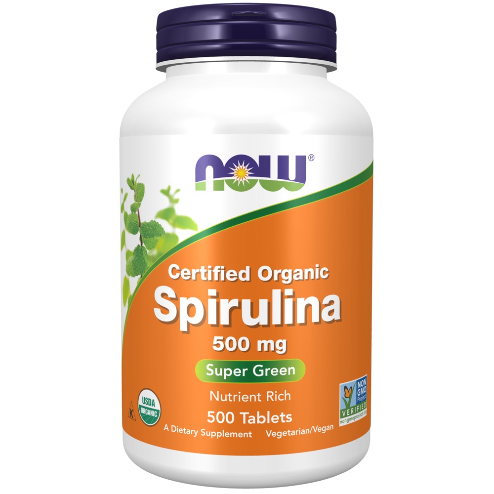 Now Vitamins - Spirulina 500 Mg 500 Tabs