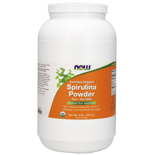 Now Vitamins - Spirulina Powder 100% Natural 4 Lbs-OUT OF STOCK.