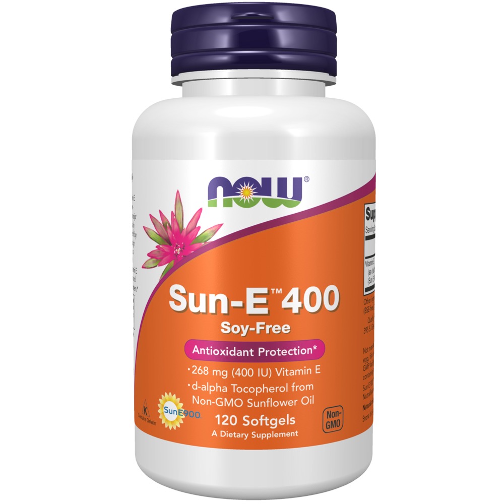 Now Vitamins - Sun-E 400 IU 120 Softgels