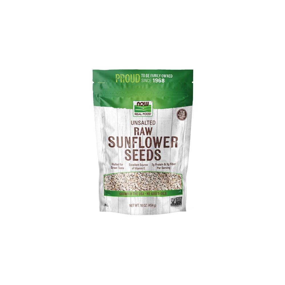 Now Vitamins - Sunflower Seeds Hulled Raw 1 Lb-OUT OF STOCK