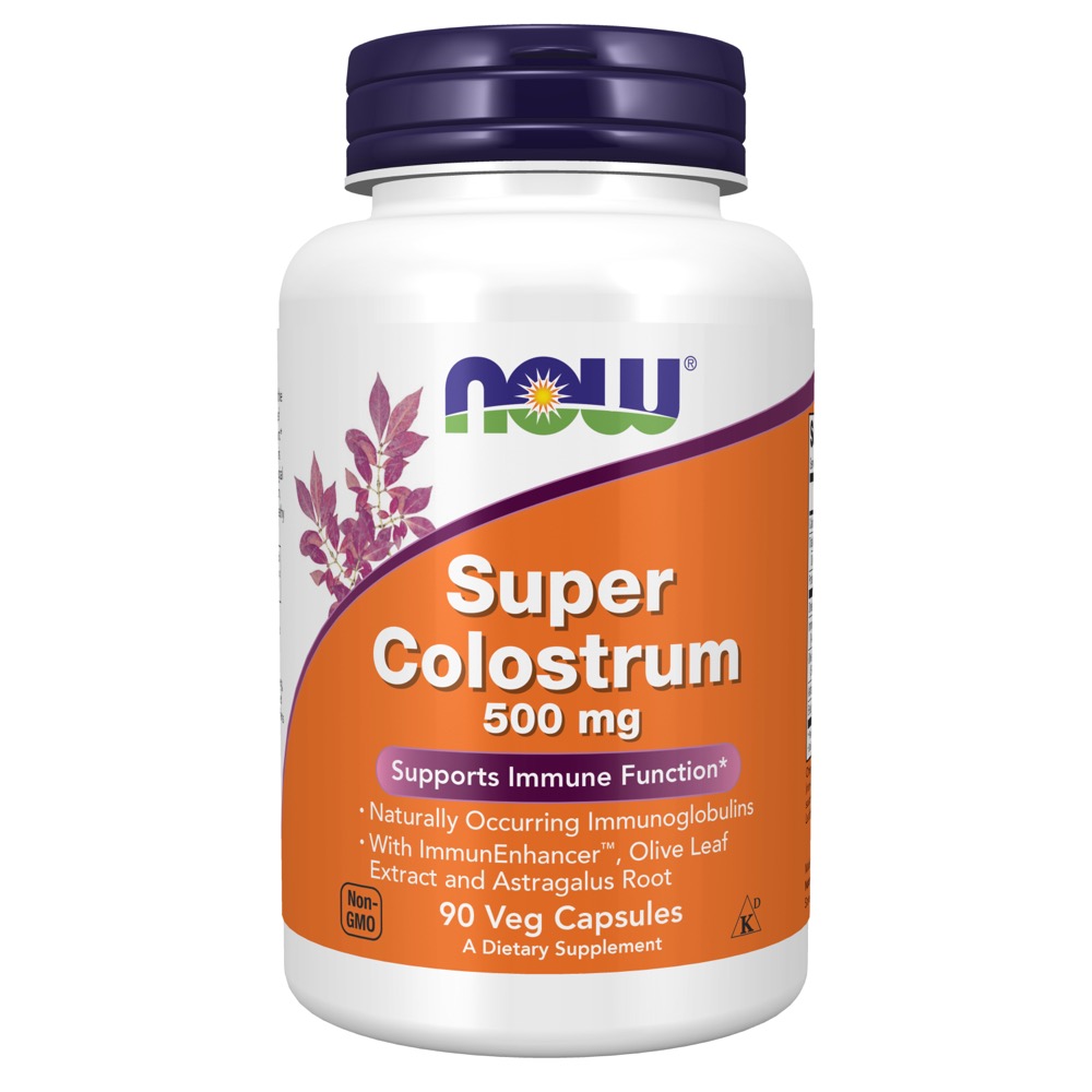 Now Vitamins - Super Colostrum 500 Mg 90 Vcaps