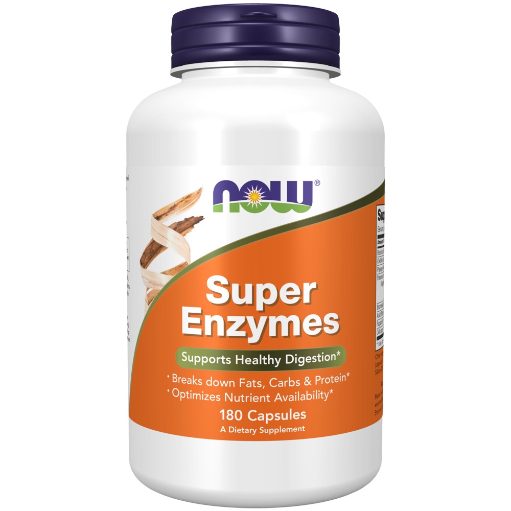 Now Vitamins - Super Enzyme 180 Capsules